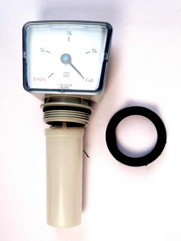 TANK FLOAT GAUGE 3 ft. 6". Oil or Water. C/w 1.1/2 Back-Nut