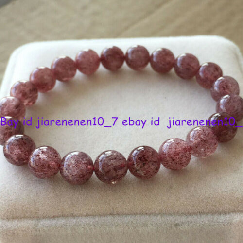 Natural 6/8/10mm Brazil Super Seven 7 Melody Crystal Beads Bracelets 7.5''  - Picture 1 of 15