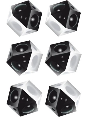 TIPP-KICK 6 x Ersatz Fussbälle Ball Sechs Stück Bälle Ersatzbälle Tip Kick