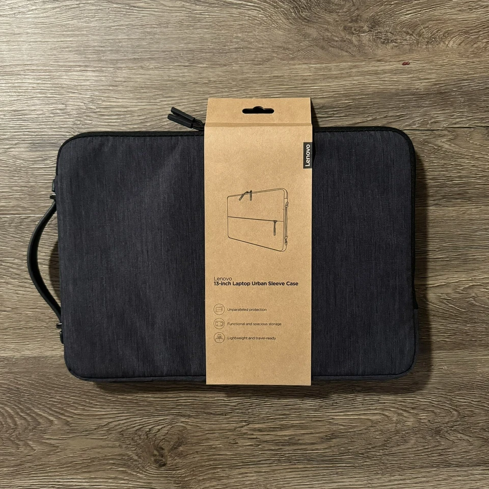 Lenovo 13-inch Laptop Urban Sleeve Case Water Resistant College School Work - Image 2 of 4