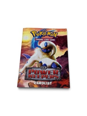 2007 Pokemon EX Power Keepers Rulebook Booklet Checklist Card List Vintage WOTC