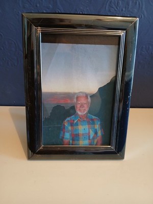 SHEFFIELD HOME VTG 80s Blackened Silver Plated Frame 6x4'' Photo