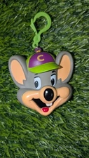 2011 Chuck E Cheese Head Token Coin Pouch Holder Keychain 