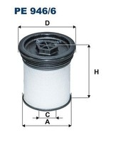 Filtron Kraftstofffilter PE 946/6 FüR Opel Chevrolet Jeep Lancia