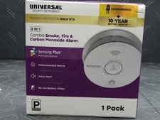 USI Hardwired 10-Year Smoke Carbon Monoxide Detector with Voice Alert