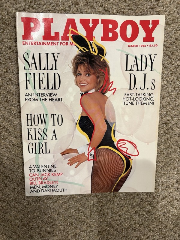 Playboy Magazine March 1986 Sally Field