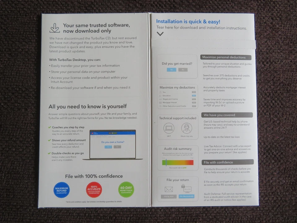 2024 Intuit Turbotax Deluxe Federal State Windows Mac From Staples - Image 3 of 4