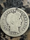 1908-o Barber Dime, Better Date, 99c Shipping Offer