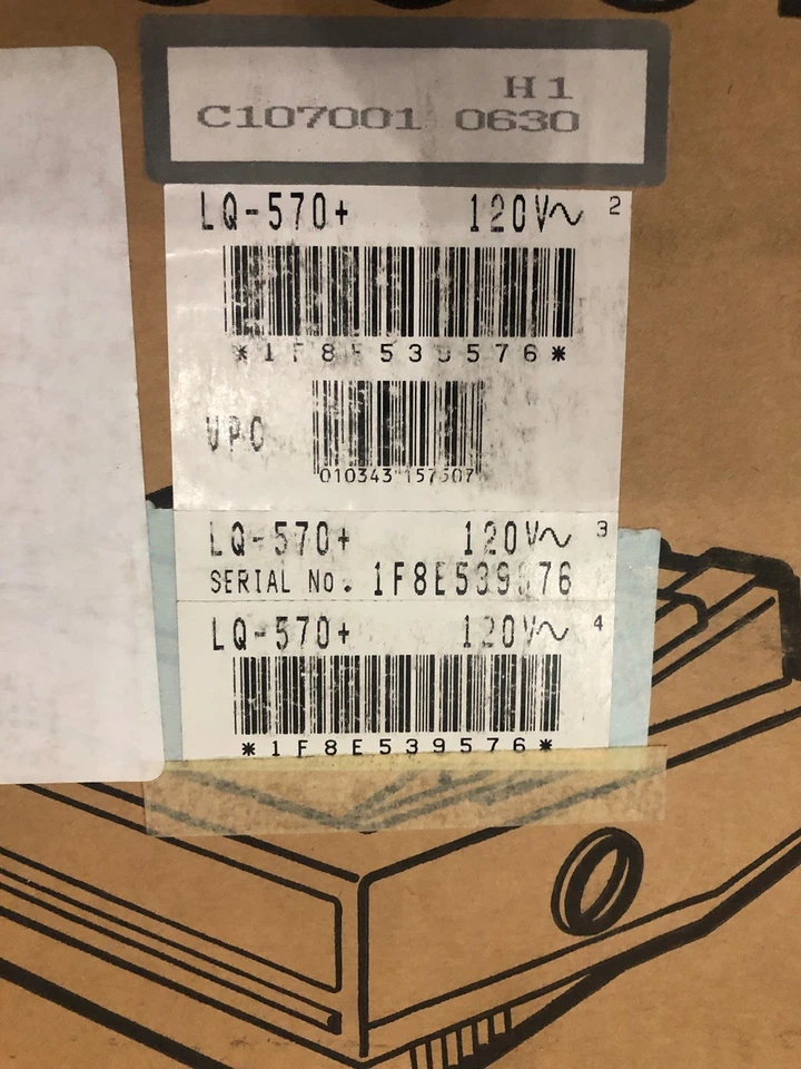 Epson LQ-570+ Standard Dot Matrix Printer  - Image 3 of 3