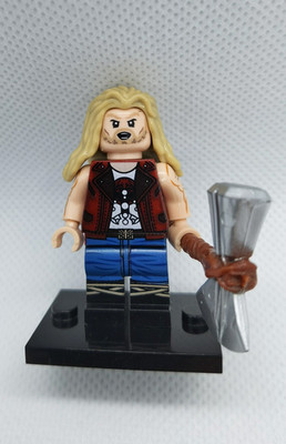 Thor / Marvel / Klemmbaustein Custom Minifigur MOC, Neuwertig block