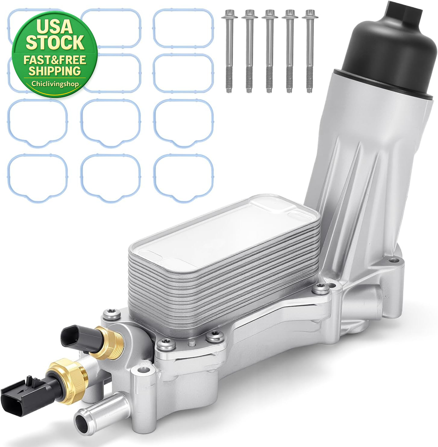 Filter Housing Adapter Fits 2011-2016 Chrysler Dodge Jeep