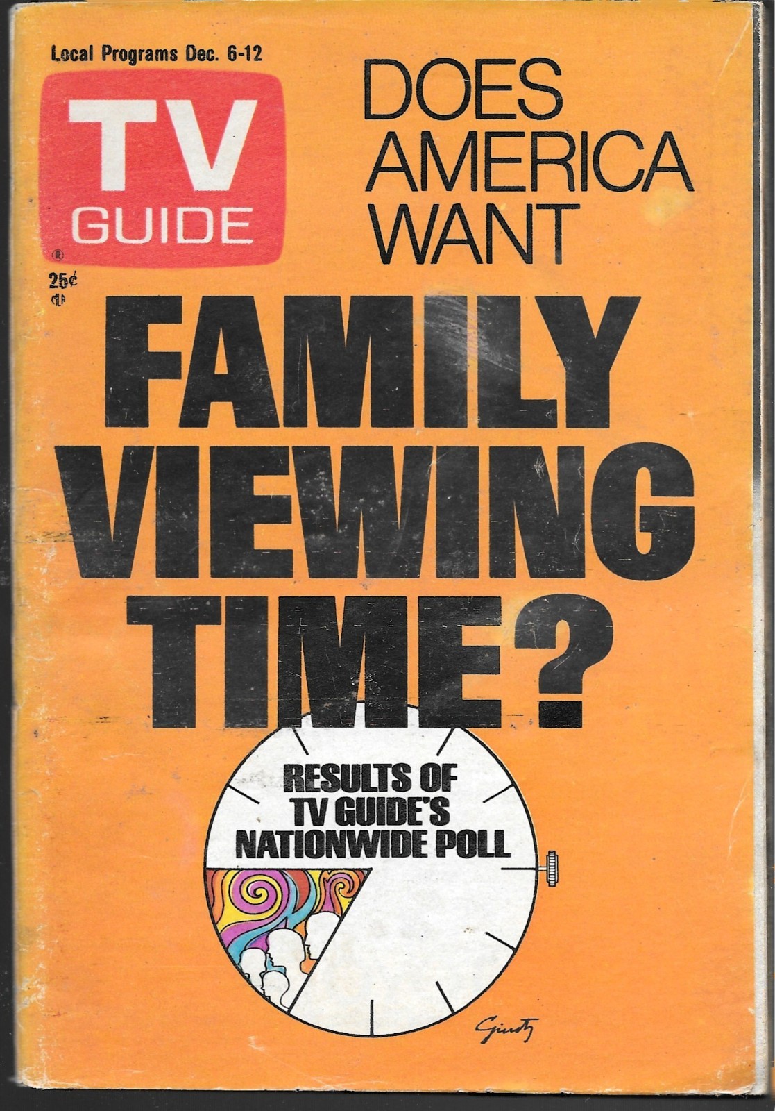Tv Guide Magazine December 6-12 1975 (Gd) Does America Want Family Viewing Time?