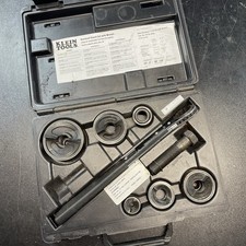 KLEIN TOOLS 53732-SEN Knockout Punch Set with Wrench Tool Kit w/ Hard Case