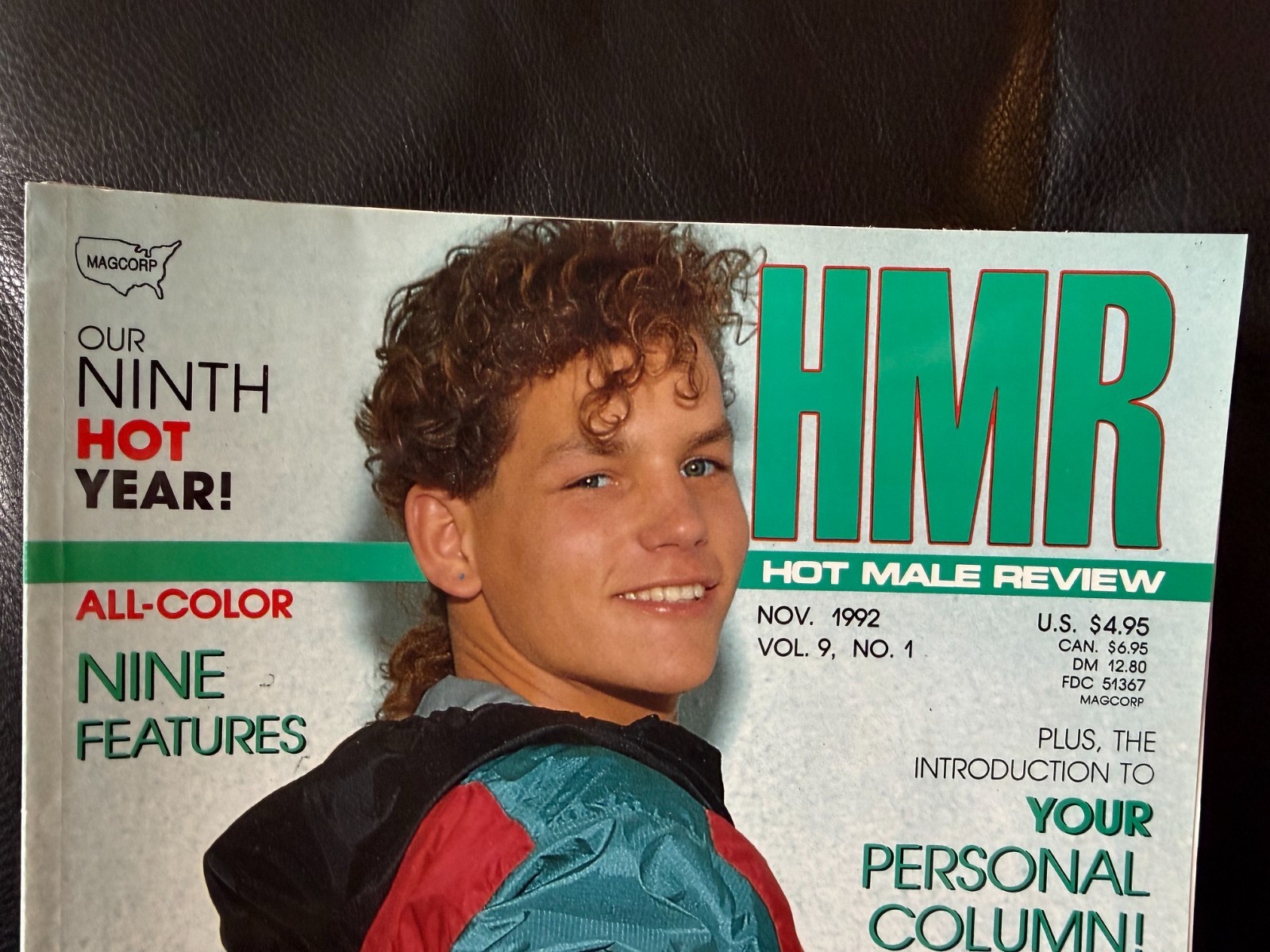 HMR Magazine 11/92 vintage gay interest male pinups