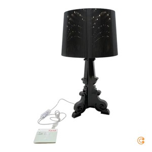 Kartell Tischleuchte Lampe Bourgie LED schwarz Kunststoff dimmbar - Sehr Gut