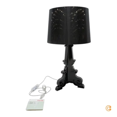 Kartell Tischleuchte Lampe Bourgie LED schwarz Kunststoff dimmbar - Sehr Gut