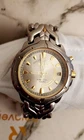Vintage Seiko 100M Kinetic 5M62-0D10 Mens Wrist Watch Original Band
