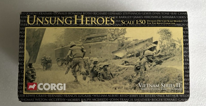Corgi Unsung Heroes US50305 M48 A3 Tank US Army 1:50 Diecast Vietnam