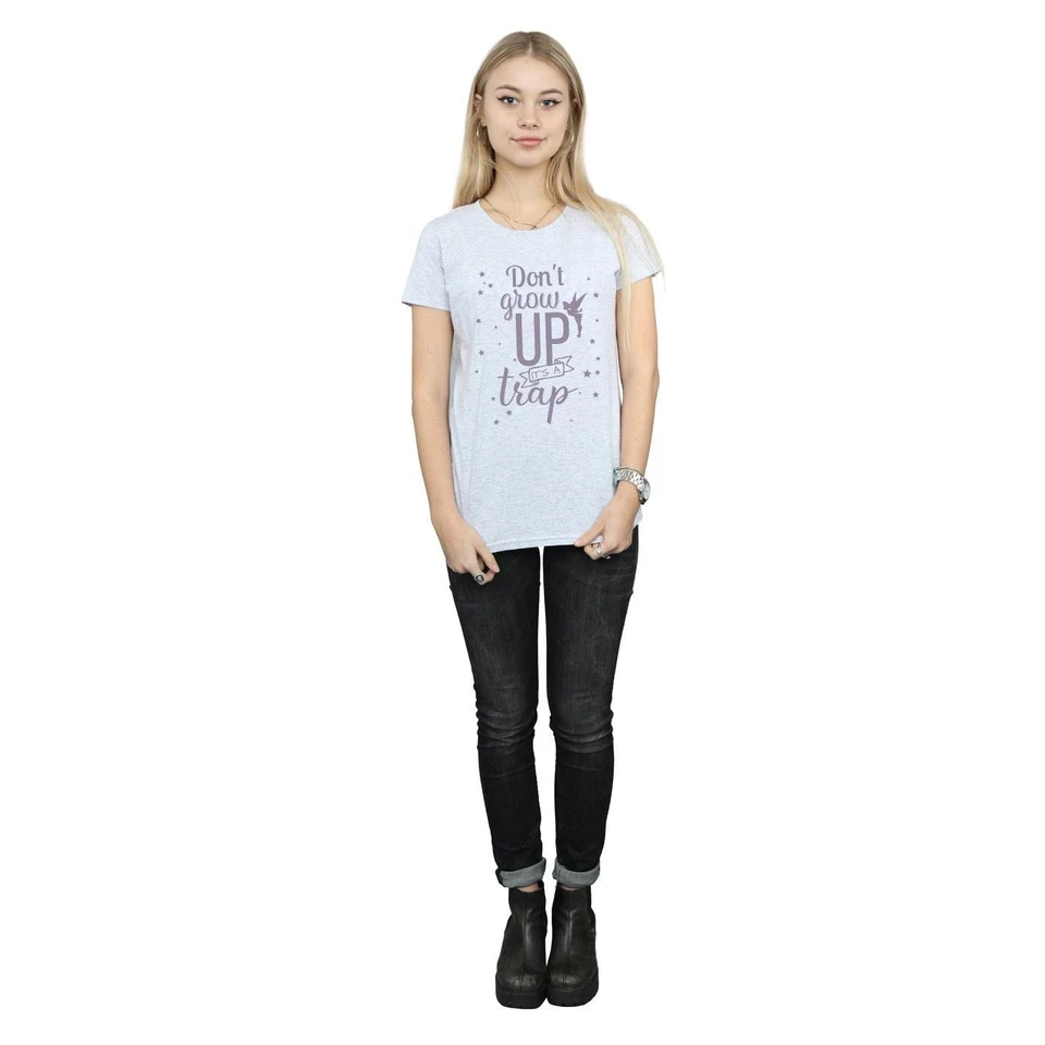 Tinkerbell - T-shirt DON´T GROW UP - Femme (BI1661) - Photo 4/4