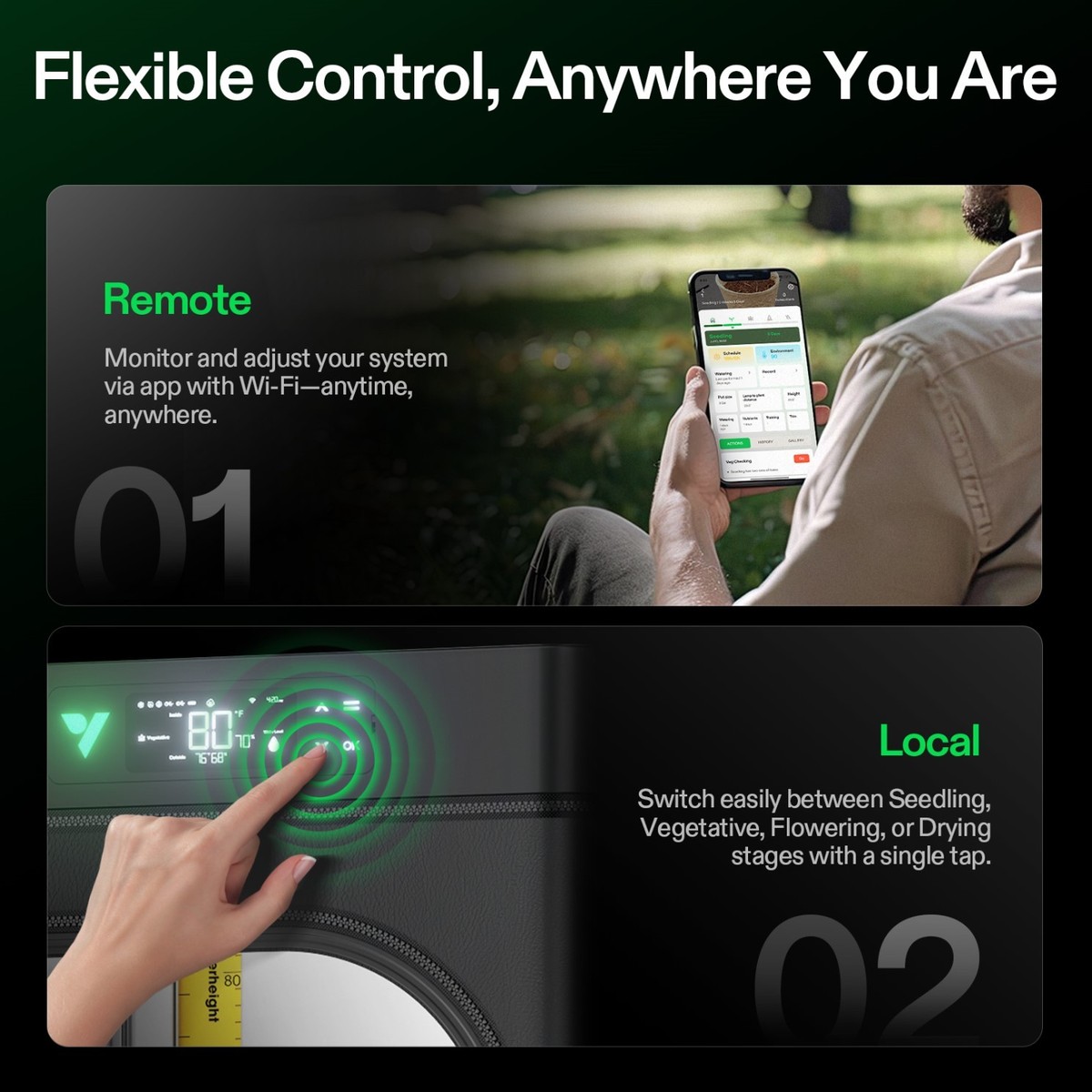 VIVOSUN VGrow All-in-One Smart Grow Box Complete Grow Tent Kit for