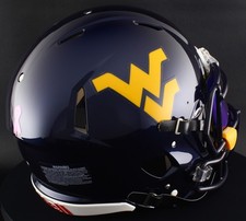 WEST VIRGINIA MOUNTAINEERS WVU Riddell Speed Full Size AUTHENTIC Football Helmet