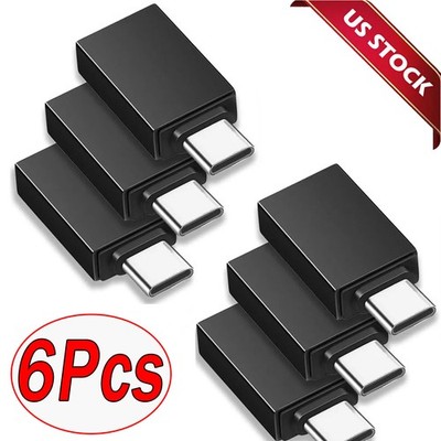 4 Pcs USB-C 3.1 Male to USB A Female Adapter Converter OTG Type C Android Phone