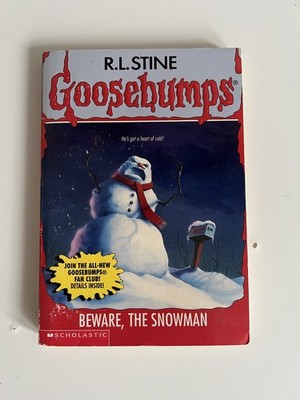 OG Goosebumps: #51 Beware The Snowman *First Printing* RARE Scary Christmas