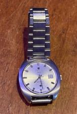 TISSOT Seastar Vintage 1970’s Men’s Automatic Silver Watch Stainless Bracelet