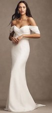 Jenny Yoo Kate Fit and Flare Dress. Never Worn, UNTAILORED. Size 14 (bridal size
