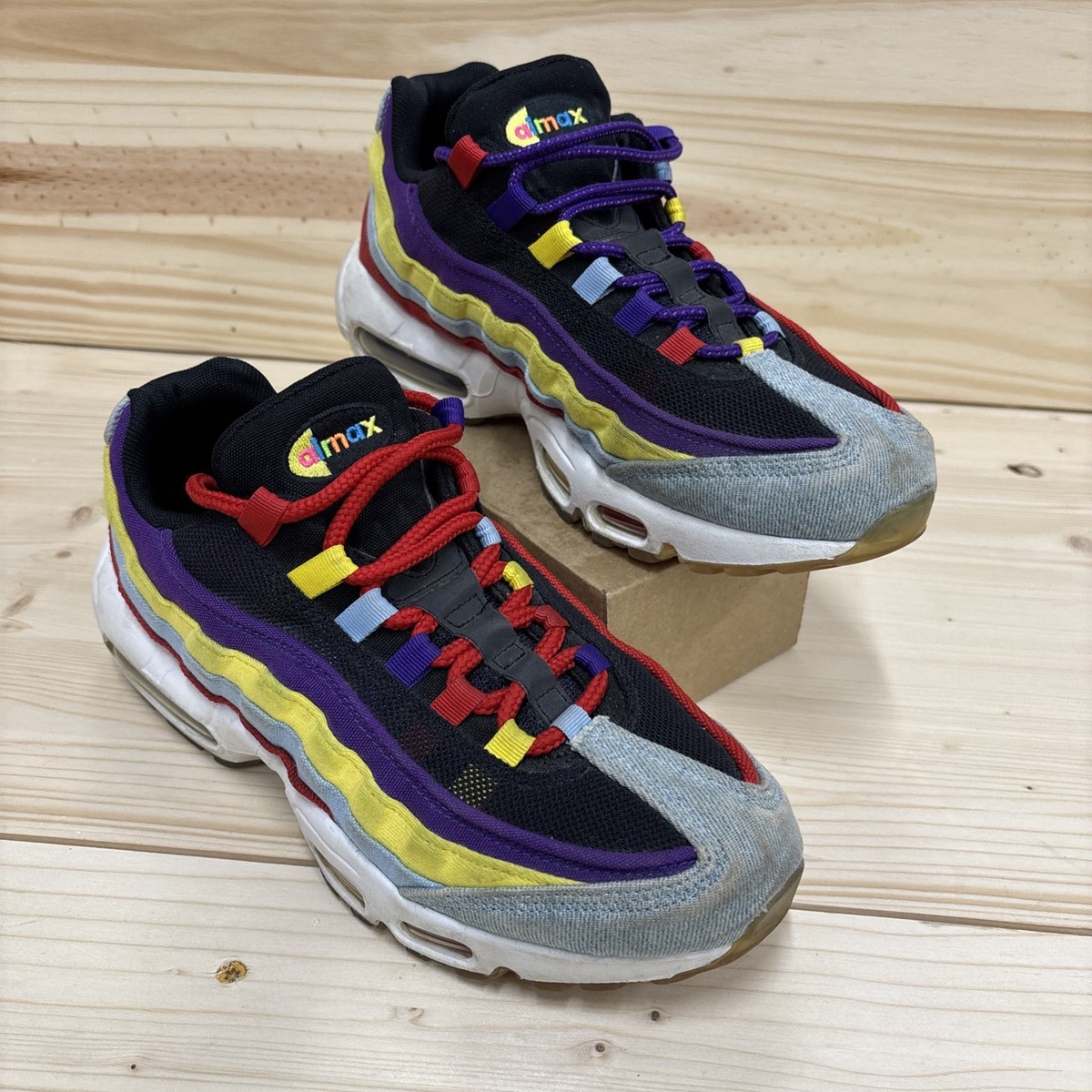 NIKE AIR MAX 95 SP CK5669-400 DENIM MULTICOLOR US SIZE 9 BLUE