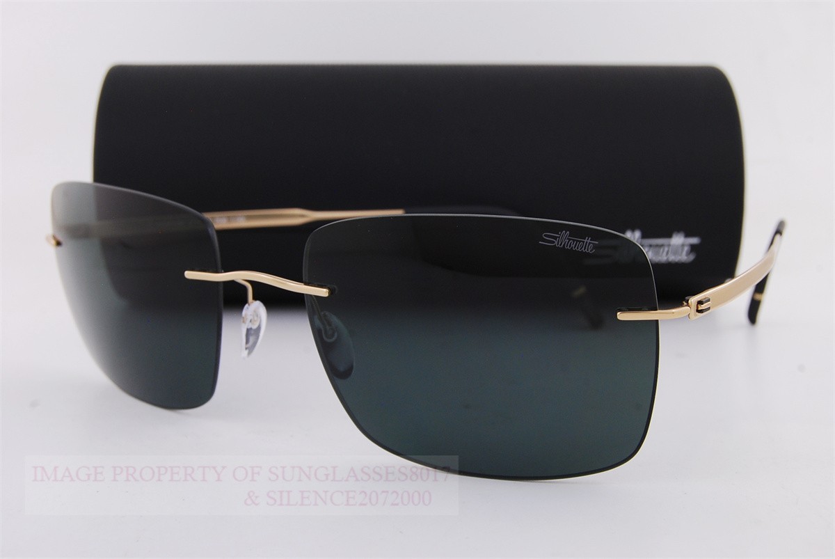 Brand New Silhouette Rimless Sunglasses Chesterman 8752 7530 