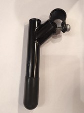 1 Zoll Fahrrad Lenker Vorbau Schaft Stahl 25,4 mm für 1 1/8 Zoll Gabel Schwarz