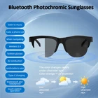 Smart Glasses for Men Women Bluetooth Audio Sunglasses Photochromic Lens Headset