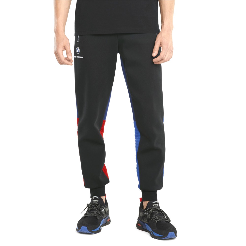 PUMA Bmw M Motorsport Sport Sweatpants Mens Black Casual Athletic Bottoms 531188