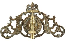 Allacciamento acqua ornamentali rosetta ferro rubinetto giardino fontana