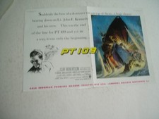 PT 109     John F. Kennedy     film poster    1963   Cliff Robertson