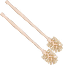 Bottle Brush Cleaner - Horsehair and Beechwood Handle for Vases, Pitchers, Mugs,