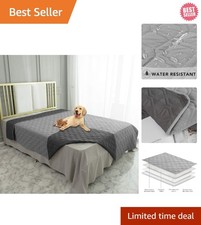 Elegant Reversible Pet Blanket for Couches Sandproof Waterproof Protection