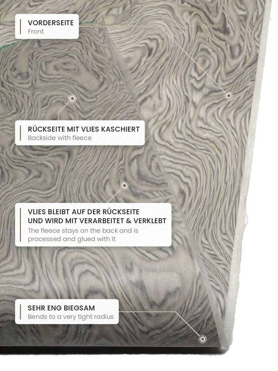 Chapa Grey RIVER SARAIFO salvaje veteado 250x63-64cm chapa de diseño exclusiva