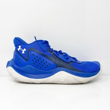 Under Armour Boys Jet 23 3026635-400 Blue Basketball Shoes Sneakers Size 5Y