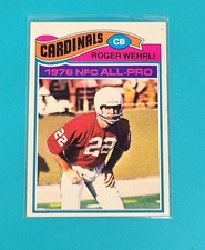 1977 Topps   AP #290 Roger Wehrli  St. Louis Cardinals Football Card r