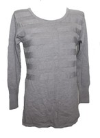 Pullover Strickpullover Feinstrick Capuccino Grau Hellgrau Gr. 36 38 Neu