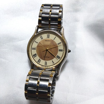 Seiko Dolce Analog Quartz Men Super Rare Unusual Dial Roman  display picture 1