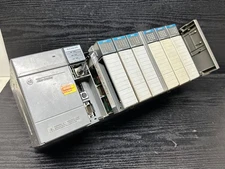 Allen Bradley 1747-L542 C P2 1746-A10 IB16 OB16 SLC 500 CPU 10 Slot Loaded Rack