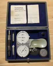 Jaquet Tachoscope Type 250250a Mechanical Tachometer Kit Complete W Case