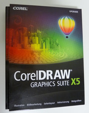 Corel Draw Graphics Suite X5 -  CorelDRAW  Upgrade  X 5 Original mit Handbuch