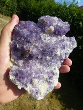 Violetter Fluorit von Berbes, Ribadesella Asturias Spanien # 3