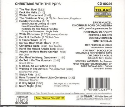 Christmas With The Pops by Kunzel/Cincinnati Pops [Audio CD]