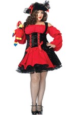 Brand New Vixen Pirate Wench Hidden Treasure Plus Size Costume