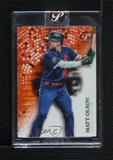 2022 Topps Pristine Orange Pristine Pulsar Refractor /25 Matt Olson #294 rf2